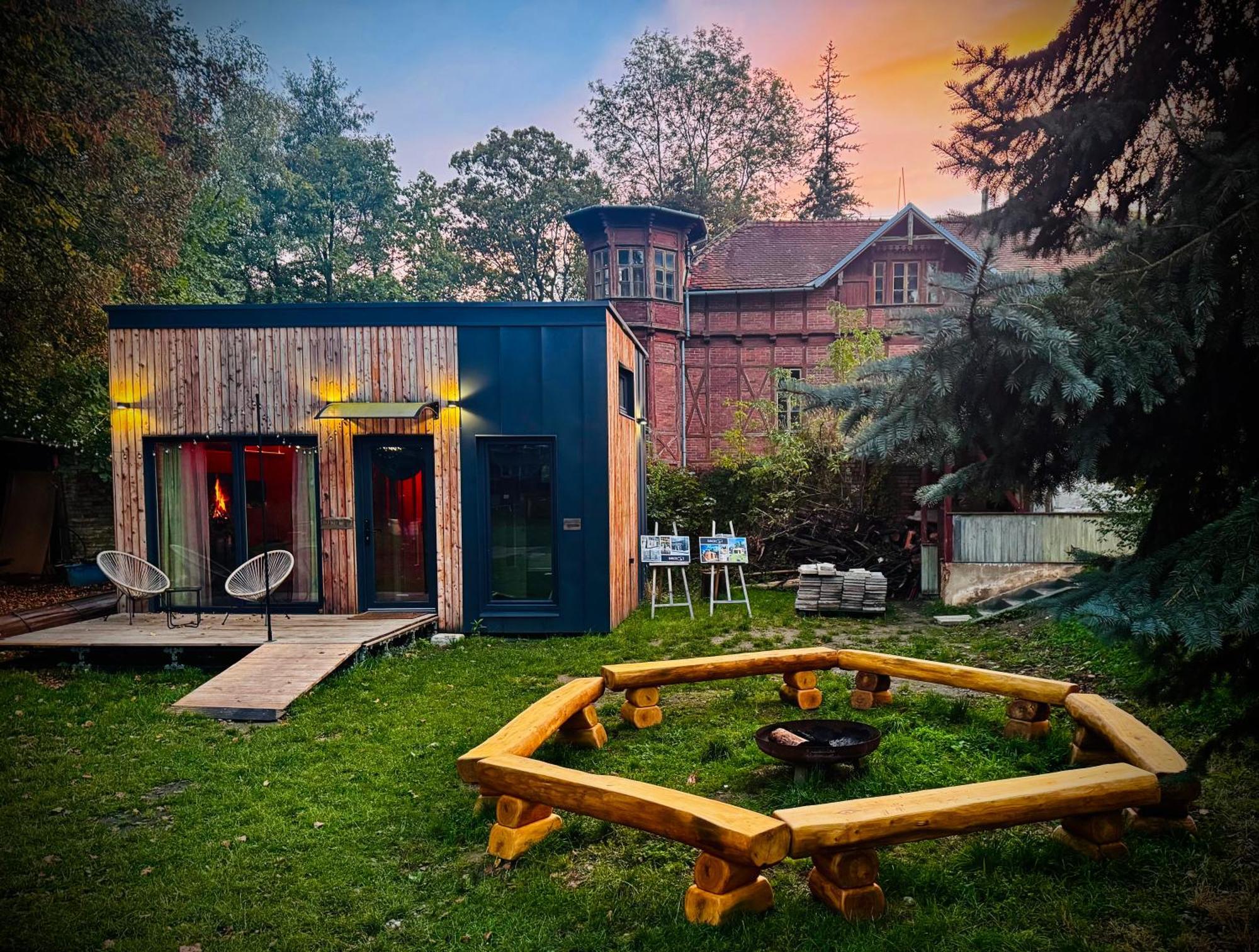 Tiny House Baraczek Brno-Jundrov, Ulice Veslarska Apartment Luaran gambar